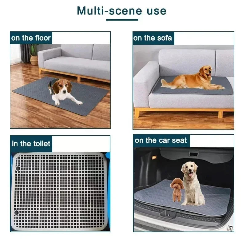 Washable Reusable anti Slip Pet Pee Pad