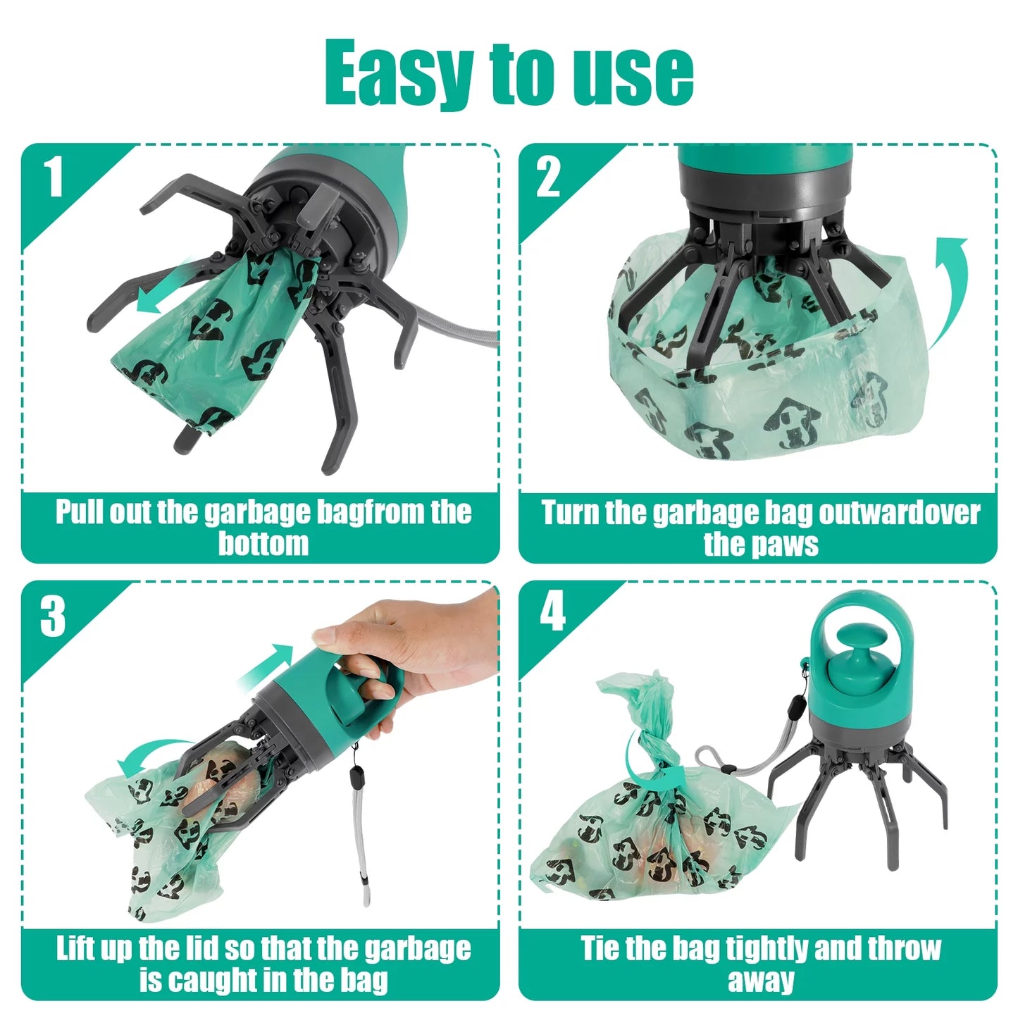 Portable Outdoor Cleaner Pooper Scooper for Pet